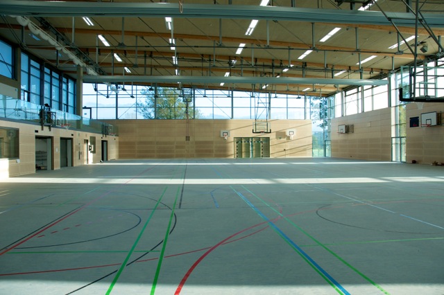 Sporthalle Hersbruck Innenansicht